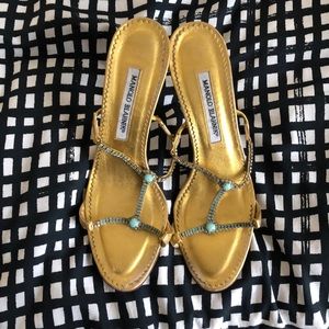 Vintage Manolo Blahnik heeled sandals